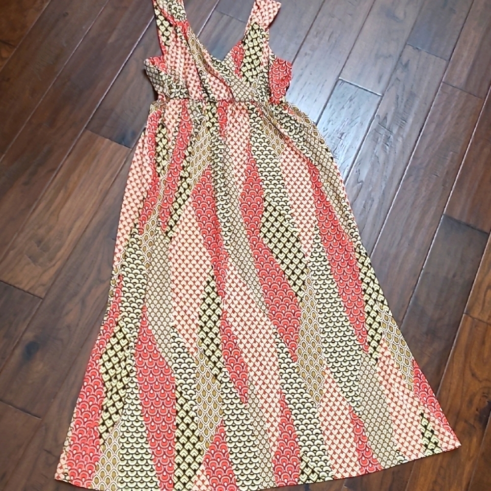 New Directions Colorful Sleeveless Maxi Dress size XL
